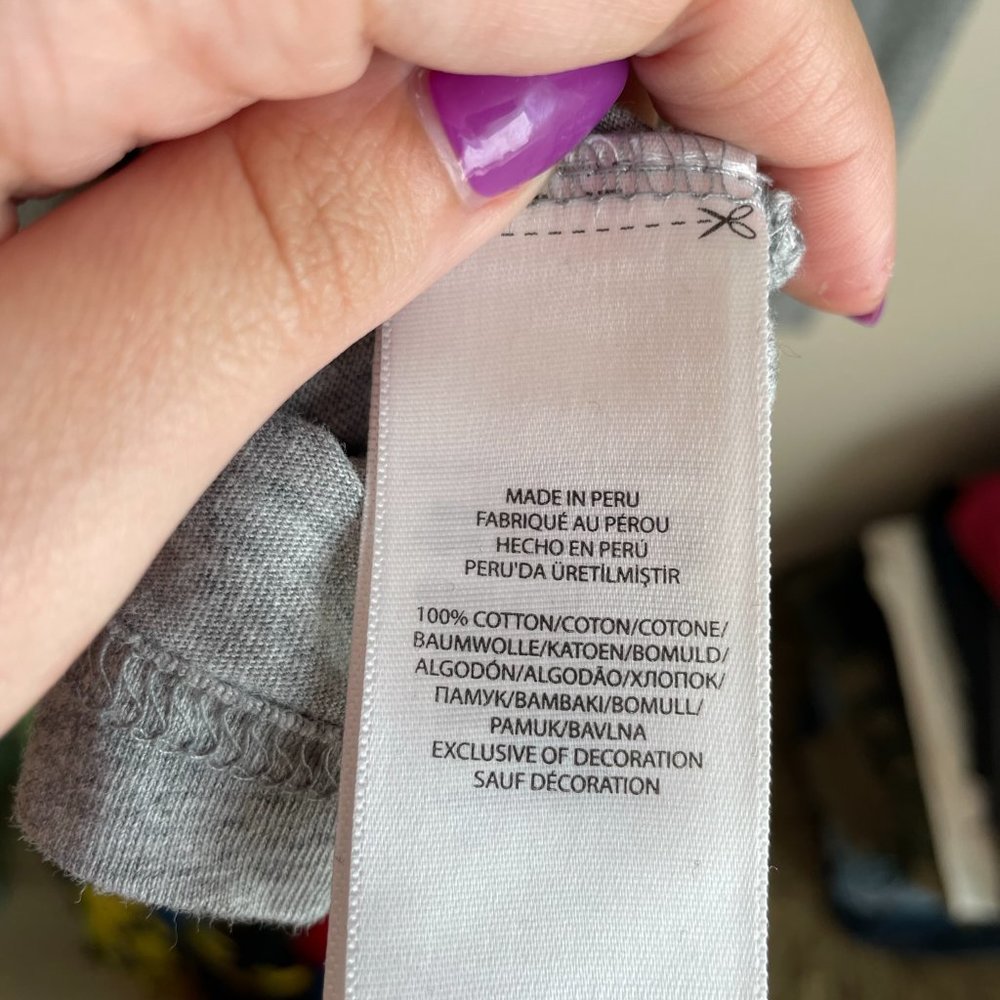 Polo Ralph Lauren / Gray Long Sleeve Hoodie Top - Picture 4 of 8